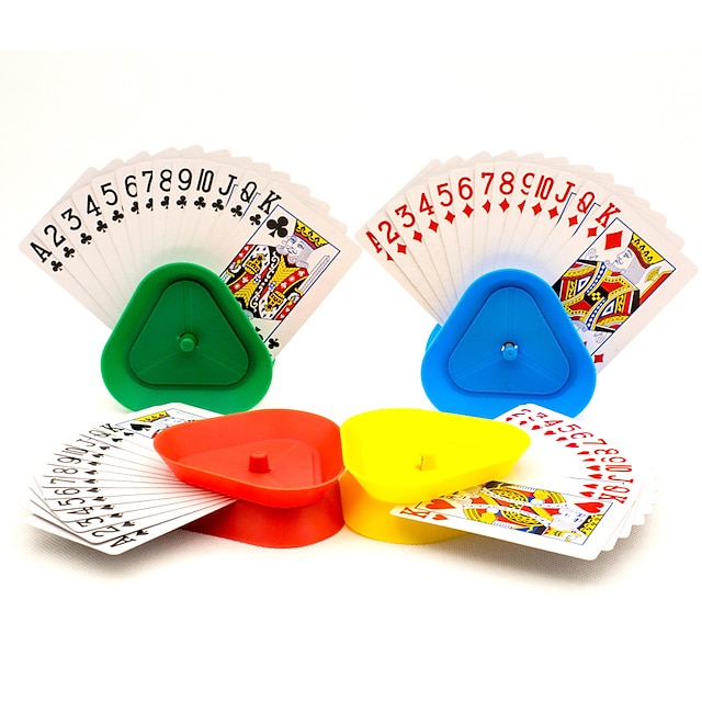  rondom kleur vier kleuren driehoek luie kaarthouder pokerhand