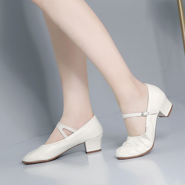 Metal Buckle With Back Zipper Ballet Women's Shoes High Top Fashion Shoes