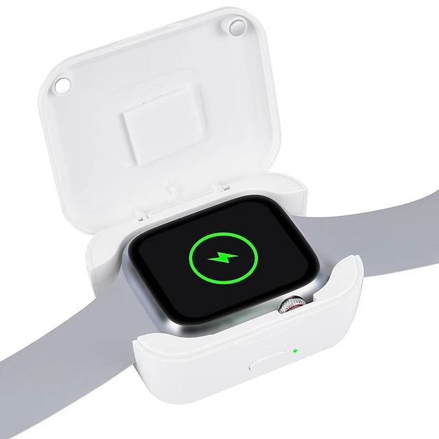  Wireless Charger For IWatch Series 12345678 Portable Charging Emergency Charging Bank 900MAH Portable Wireless Charger For Watch