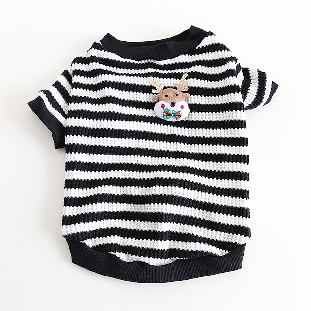  Dog Cat Sweater Jumper Fashion Cute Winter Soft Washable Comfortable Outdoor Casual Daily Dog Clothing for Bichon Frise Poodle Pomeranian Baby Pet Papillon