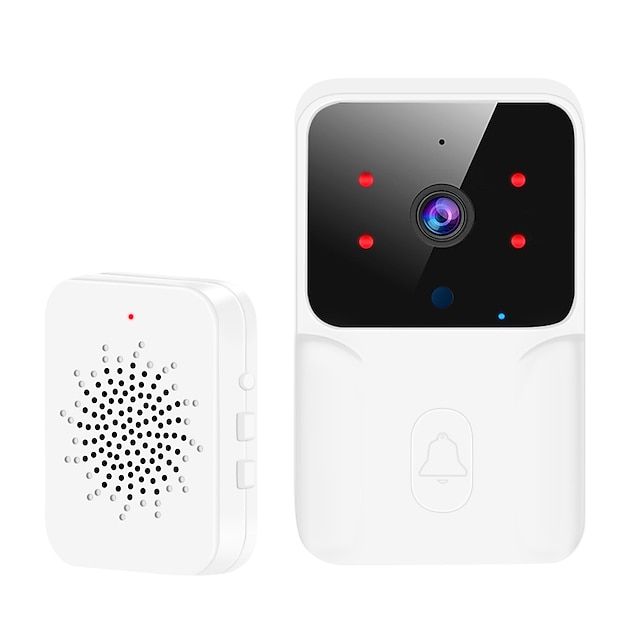  wifi video dörrklocka trådlös hd-kamera pir rörelsedetektion ir larm säkerhet smart hem dörrklocka wifi intercom för hemmet
