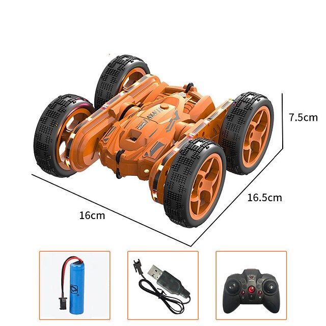  מוסיקה קלה נדנדת זרוע פעלולים רכב 360 מסתובב מתגלגל מטפס לשטח נסחף מכונית צעצוע של ילדים בשלט רחוק