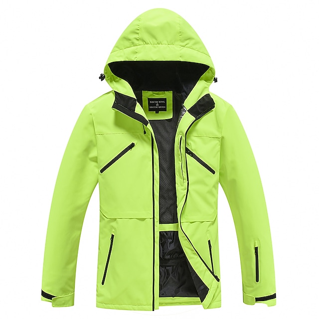  Men's Women's Ski Jacket Outdoor Winter Thermal Warm Windproof Breathable Hooded Windbreaker Winter Jacket for Skiing Camping / Hiking Snowboarding Ski