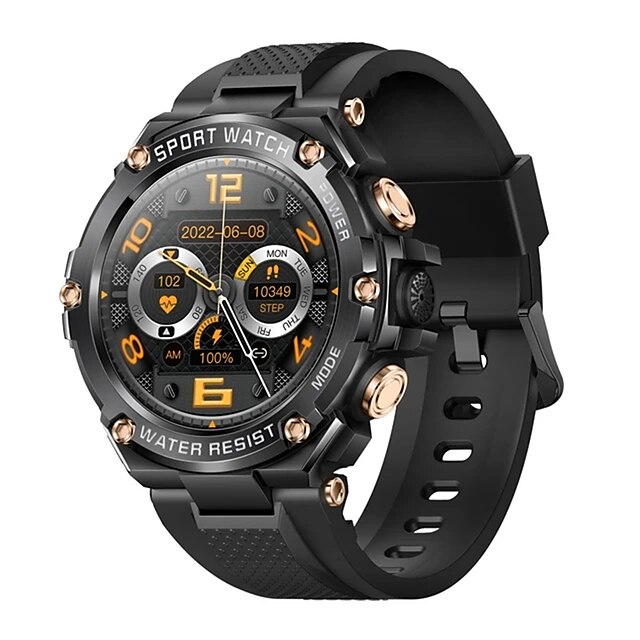 T88 Smart Watch 1.5inch Screen Tough Body 800mAh Bluetooth Call Health ...