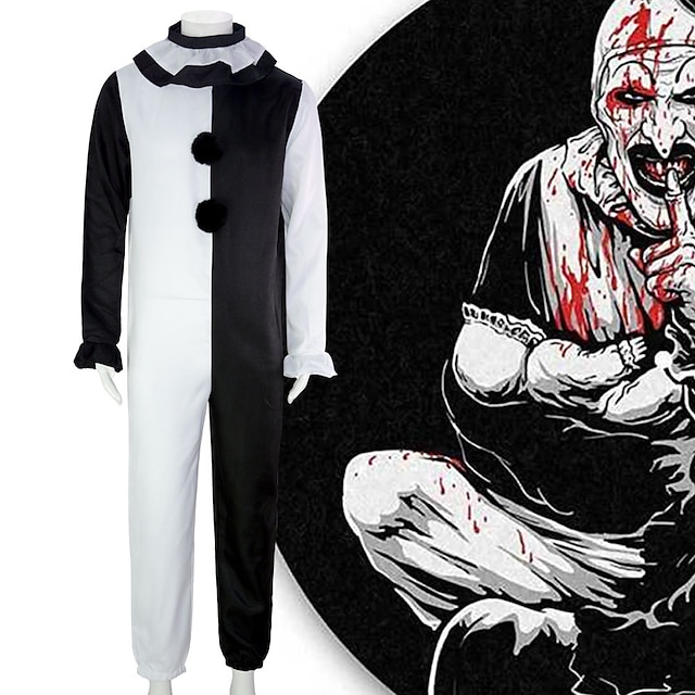  Renfield Hrozivější Více kostýmů Klaun Cosplay kostým Úbory cosplay Filmové kostýmy for Pánské Dospělé Karneval Plesová maškaráda