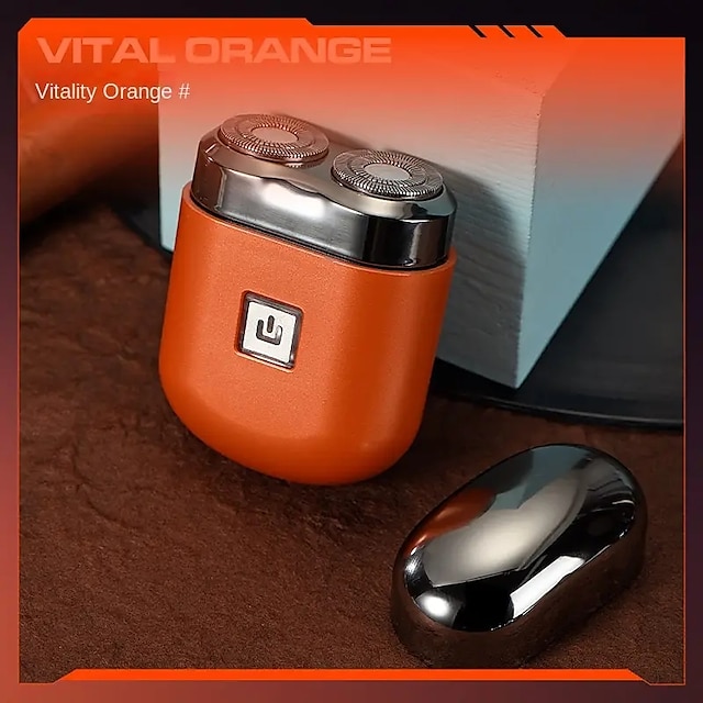  mini rasoio elettrico portatile lavaggio completo del corpo rasoio ricaricabile USB con doppia lama