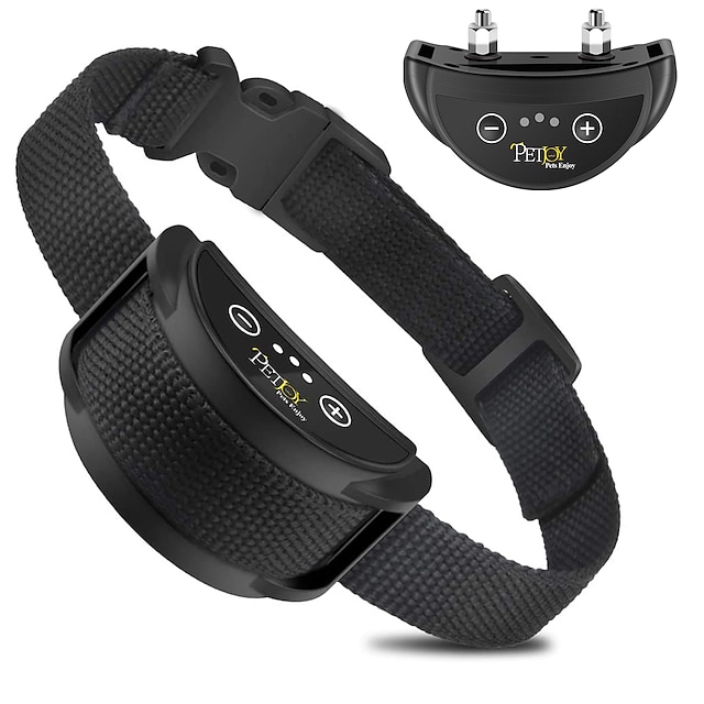  Bark Collar for Dogs Bark Shock Collar Automatic Anti Barking Collar with Beep & Shock Bark Collar Adjustable Sensitivity for All Breeds of Dogs