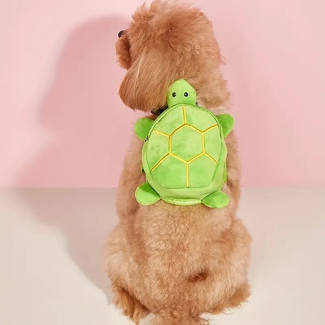  rucsac drăguț pentru animale de companie cu design broască țestoasă pentru câini și pisici - perfect pentru plimbări și călătorii în aer liber