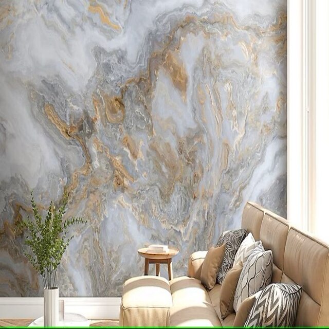 Autocollant Mural 3D Effet Marbre Romy - Déco Adhésif Amovible, Motif Design, Neuf