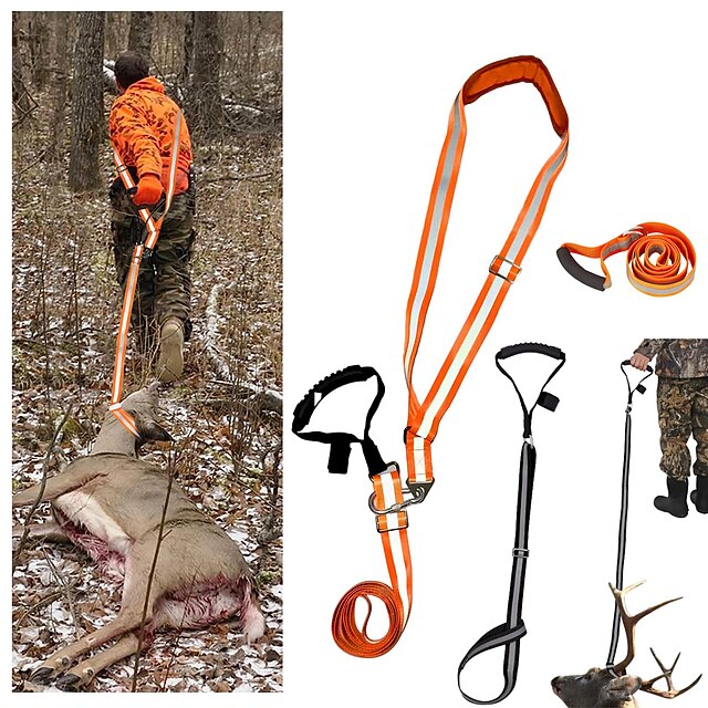 Deer Drag and Harness Heavy Duty Deer Drag Strap with NonSlip Handle