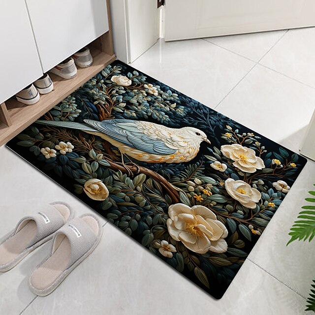  eläinlintu kukka kynsimatto lattiamatot pestävät matot keittiömatto liukumaton öljynkestävä matto sisäulkomatto makuuhuoneen sisustus kylpyhuonematto sisääntulomatto