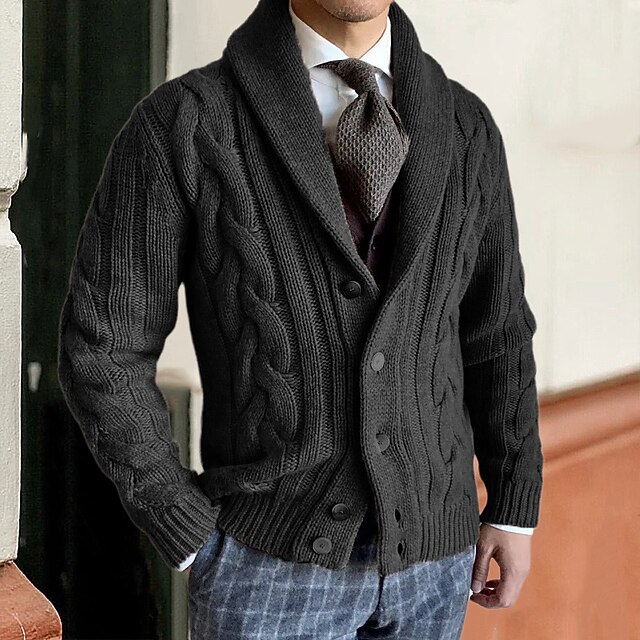 Casual Cardigan Knitted Sweaters - Men