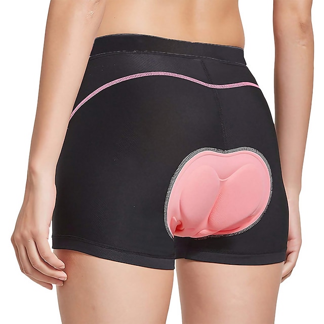  Men's Cycling Underwear Shorts Cycling Underwear Bike Underwear Shorts Bottoms Form Fit Sports Well-ventilated Breathable Moisture Permeability Black Pink Spandex Clothing Apparel Bike Wear Advanced