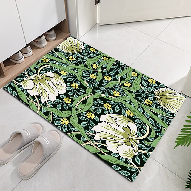  květinová rohožka podlahové rohože omyvatelné koberečky kuchyňská rohož protiskluzová olejivzdorný koberec vnitřní venkovní rohož dekorace ložnice koupelnová rohož vstupní koberec inspirovaný