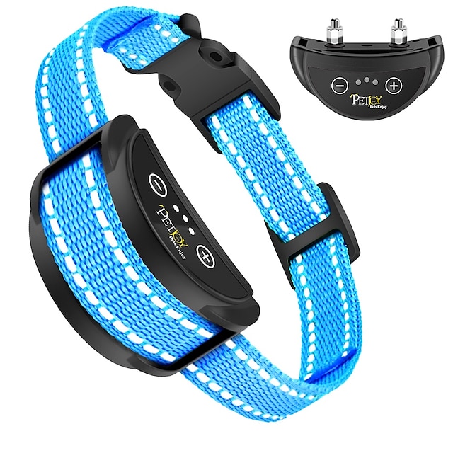  Bellhalsband für Hunde, Bellhalsband mit Piepton & Schock-Bellhalsband, automatisches Anti-Bell-Schockhalsband für kleine, mittelgroße und große Hunde