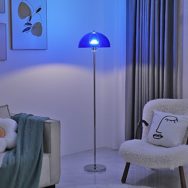  LED Mushroom Floor Lamp, Mid-Century Modern Light for Bedroom, Bright LED Standing Lamp for Office, Modern Living Room Decor 110-240V