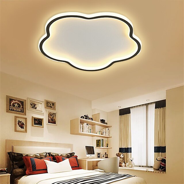  LED Ceiling Light Dimmable 40cm Aluminium Alloy Flush Mounted Light Ceiling Lamp Suitable for Bedroom Living Room Dining Room AC110V AC220V