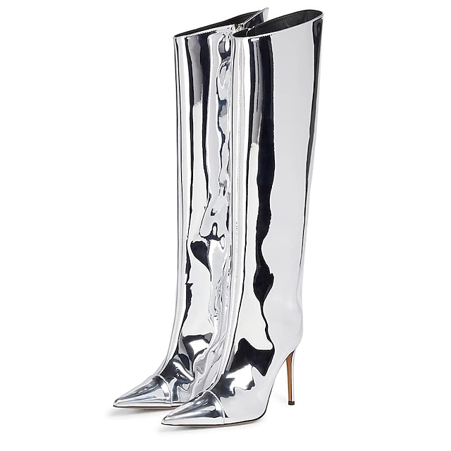  Retro Vintage 1980s Knee High Boots Disco Women's Carnival Costume Halloween Carnival Performance Party Pride Parade Adults' Shoes All Seasons