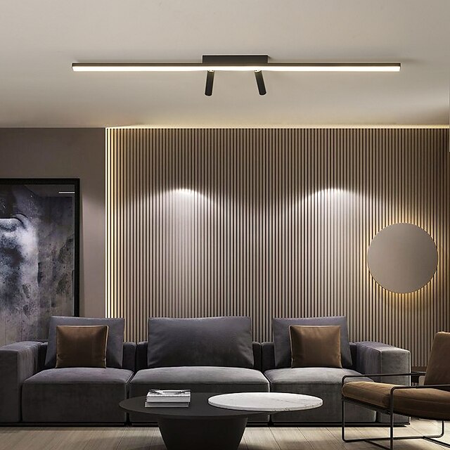  Ceiling Light with Rotating Spotlight Modern Minimalist Silicone Spotlight 360 Degree Rotating LED Track Spotlight Suitable for Office Commercial Lighting Bar Study Coffee Room AC110 AC220V
