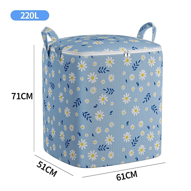  Organizador de ropa para colchas de gran capacidad, cubos de embalaje ligeros de mano, bolsa de almacenamiento para colchas de ropa