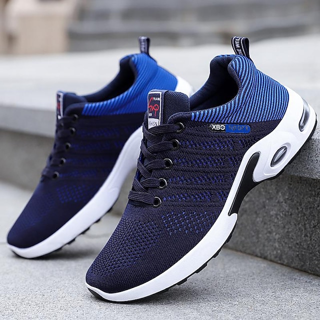  Men's Unisex Sneakers Sporty Casual Classic Outdoor Athletic Daily Running Shoes Rubber Black Red Blue Winter Fall Spring
