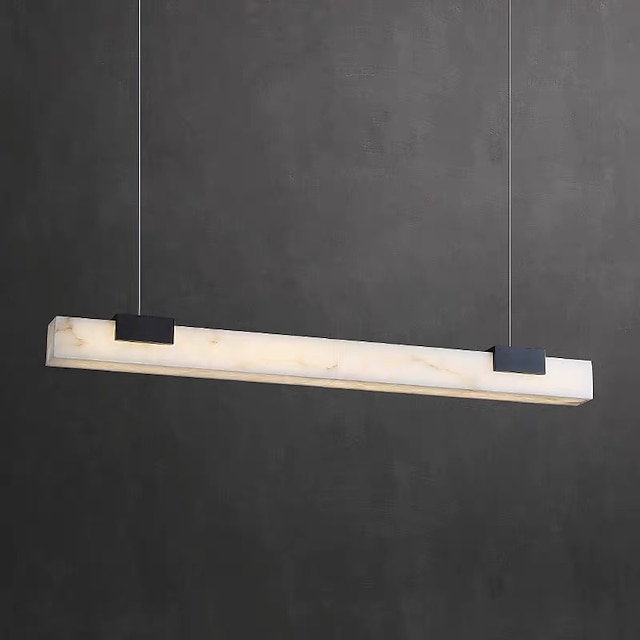  led pendentif lumières ligne desin marbre cuisine moderne foyer entrée luminaires plafond suspendu globe sur table blanc chaud 110-240v