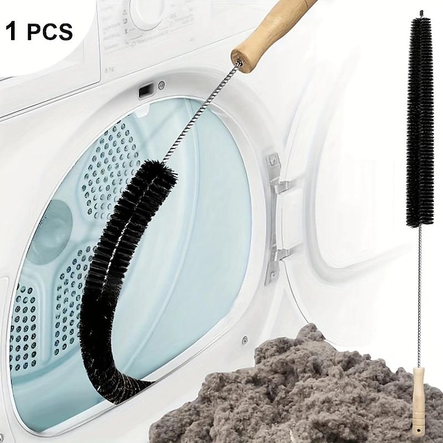  1 stk. rensebørste til tørretumbler, fnugrens værktøj til at rense tørreventiler, støvsuger til tørretumbler til hjemmet, rengøringsmidler til vaskerum