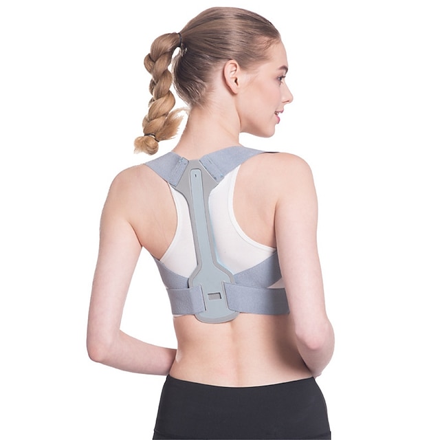  Ρυθμιζόμενη ζώνη στήριξης καμπούρας 1 τμχ - βελτιώστε τη στάση σας & κλείδα σπονδυλικής στήλης με πίσω ώμο & κορσέ διόρθωσης οσφυϊκής στάσης