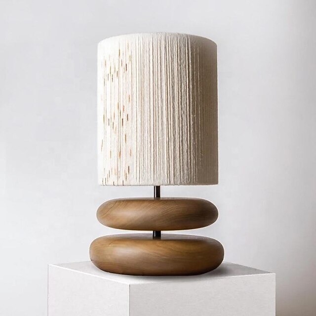Table Lamp Wood Bedside Table Lamp Modern Minimalist Bedside Table Lamp Bedroom Living Room ...