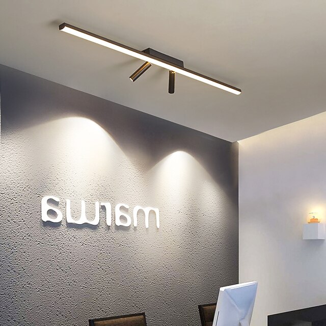 Ceiling Light with Rotating Spotlight Modern Minimalist Silicone