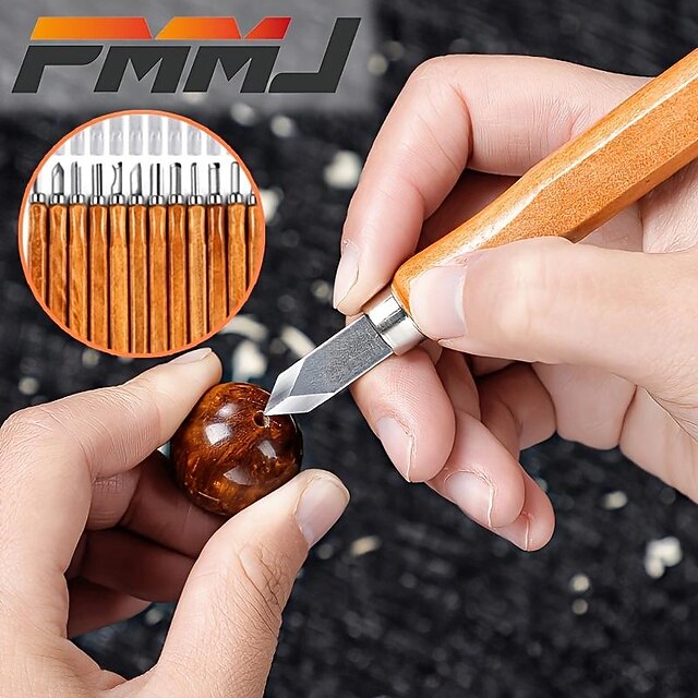 6/10/12pcs Wood Carving Set Wood Carving Tools Sculpting Kit Hand Wood ...