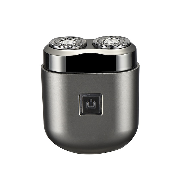  mini bærbar elektrisk barbermaskin full kroppsvask dobbeltbladshode usb oppladbar barbermaskin