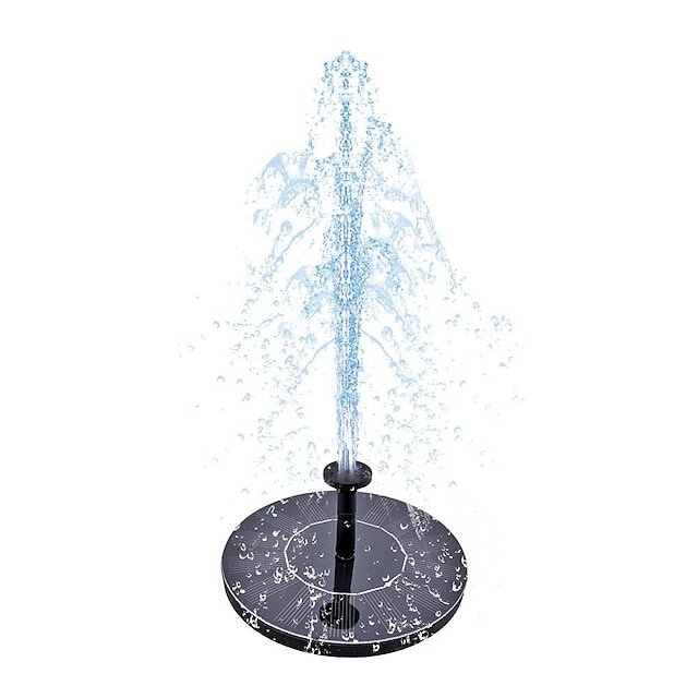  mini solcelledrevet springvand have pool dam solpanel flydende springvand havedekoration vand springvand