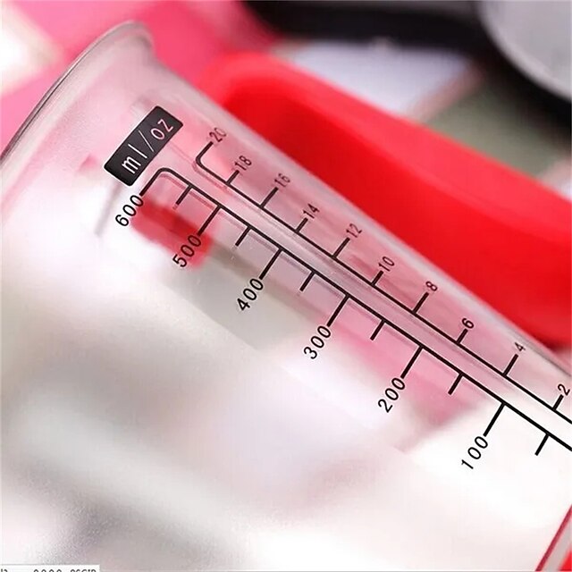 Digital LCD Display 4-In-1 1-1000G 600ML Capacity Measuring Cup