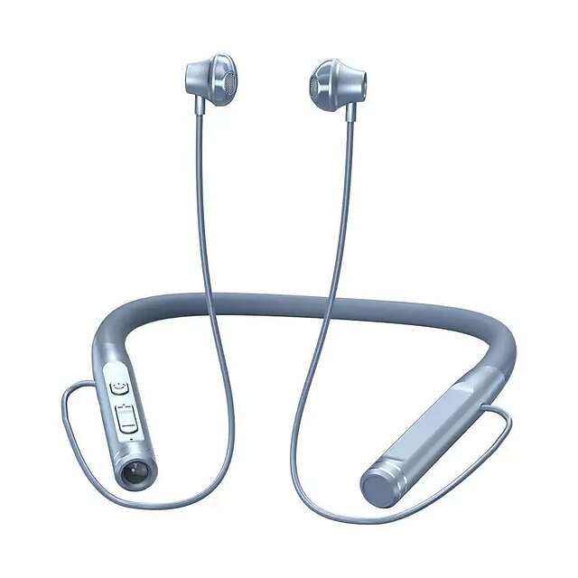  nya trådlösa bluetooth-hörlurar med handelektriska ultralånglivade privata hängande halslurar