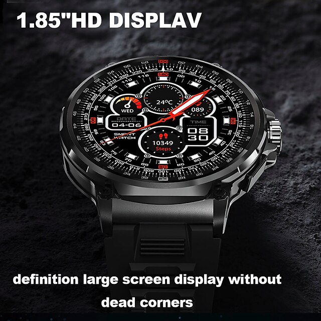 696 V69 Smart Watch 1.85 inch Smartwatch Fitness Running Watch ...