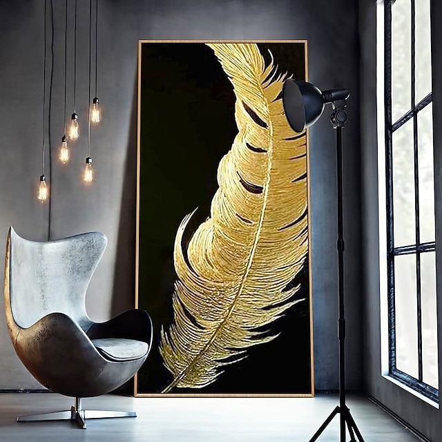 Produktbild von GEMMII Gerahmtes Leinwandbild Wandbild, Abstraktes Ölgemälde Auf Leinwand, Segelboot, Schiff, Wandkunst, Bemalte Poster Und Bilder, Gerahmt, Dekor, 70