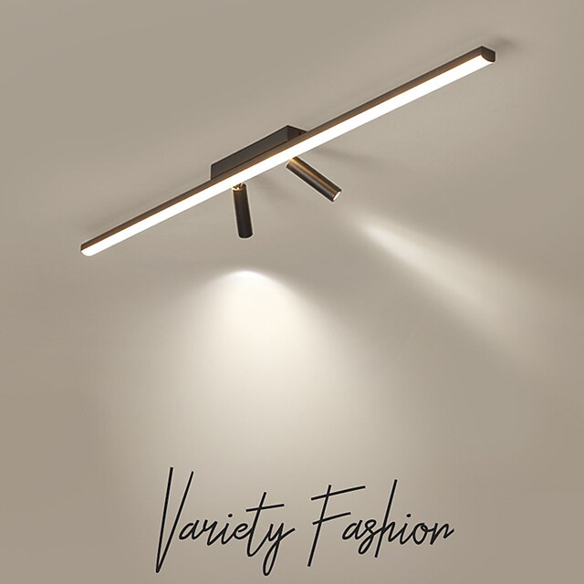 Ceiling Light with Rotating Spotlight Modern Minimalist Silicone