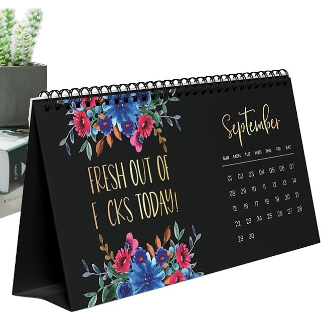 2025 'Fuck It' Calendar for TiredAss Women, Handmade Home Office