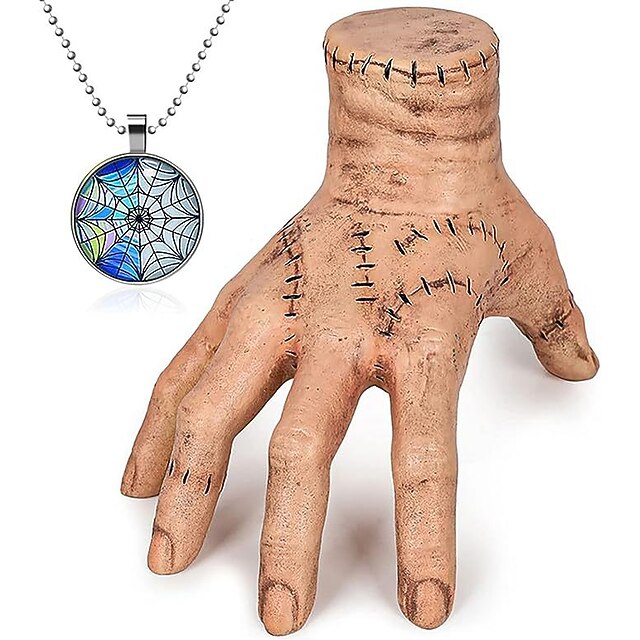 Gothic Horror Thing Dark Academia Necklace Halloween Props Cosplay Movie Cosplay for Men's Women's Adults' Masquerade4