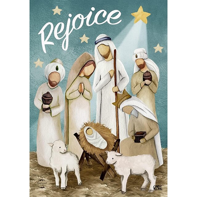Jesus Is The Reason For The Season Gartenflagge – 30,5x45,7 Cm, Doppelseitig