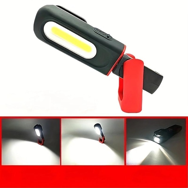  Emergency Work Light, Auto Repair Maintenance Light, Anti-fall Rotatable Led, Super Bright with Magnet, Rechargeable Vehicle Maintenance Light, Emergency Light