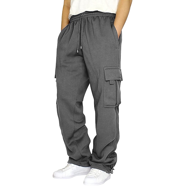 Men's Joggers Cargo Pants Bottoms Street Athleisure Summer Breathable ...