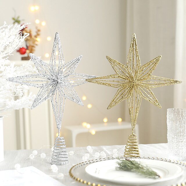 Christmas Tree Topper Star, Christmas Tree Topper Lighted, Hollow