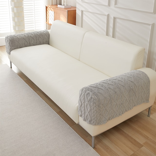 Eismodra Couch Cover,Sectional Couch Covers,Sofa Covers For 3 Cushion Couch,Anti-Slip Sofa Slipcovers For Dogs Cats Kids Loveseat Recliner L Shaped Armrest Backrest,Dark Gray 36''x47''(Only 1 Piece