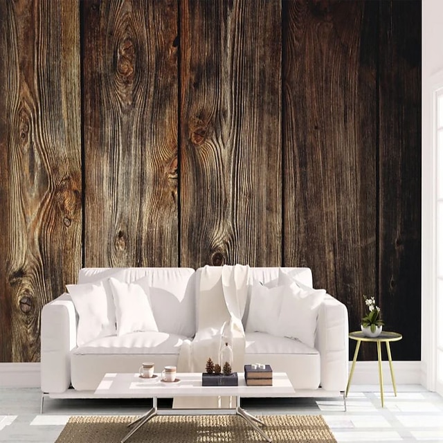 siistejä tapetteja 3d puuruskea tapetti seinämaalaus seinäpäällyste tarra irrotettava pvc/vinyylimateriaali itseliimautuva/liimautuva seinäsisustus olohuoneeseen keittiöön kylpyhuoneeseen