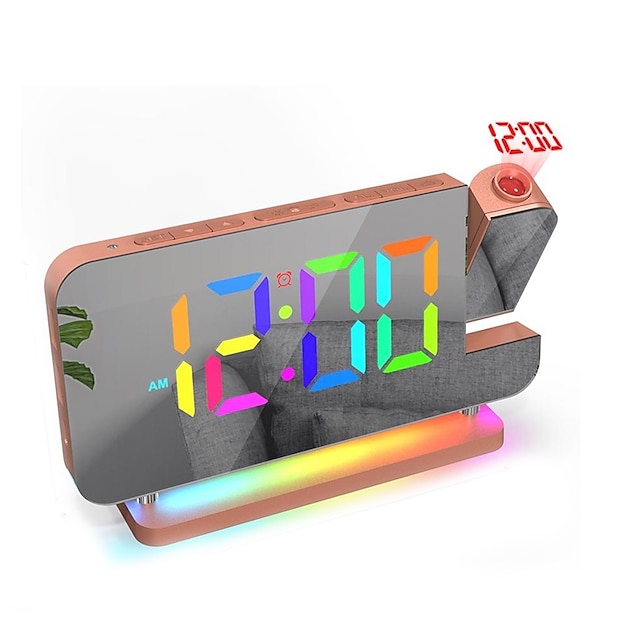 LITBest Inteligentny budzik EN8853-B-RGB Regulowany Tworzyw sztucznych i metali Różany