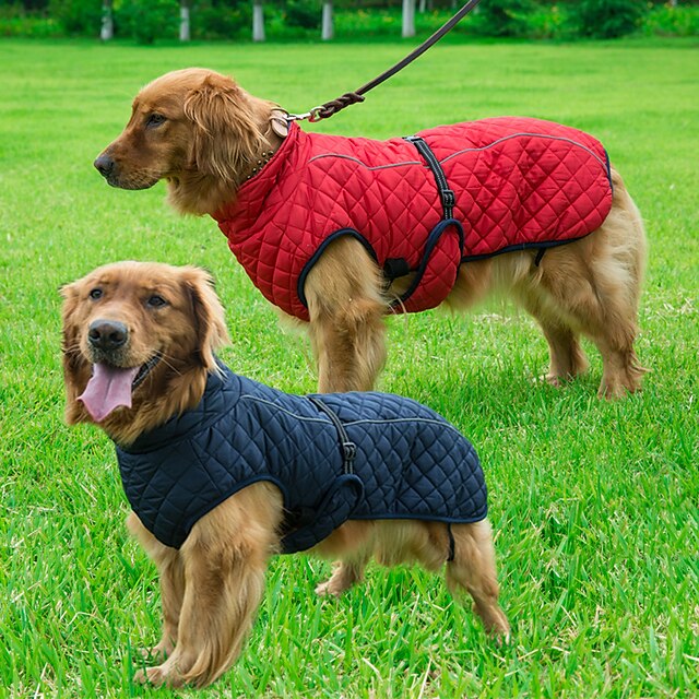  nuovo abbigliamento per cani transfrontaliero riflettente giacca esterna generale per cani di grossa taglia addensato forniture per animali imbottite in cotone