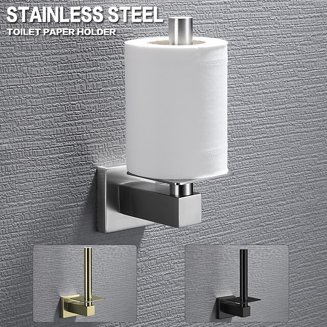  Toilet Paper Holder Adorable Creative Contemporary Modern Stainless Steel Low-carbon Steel Metal 1PC - Bathroom Wall Mounted