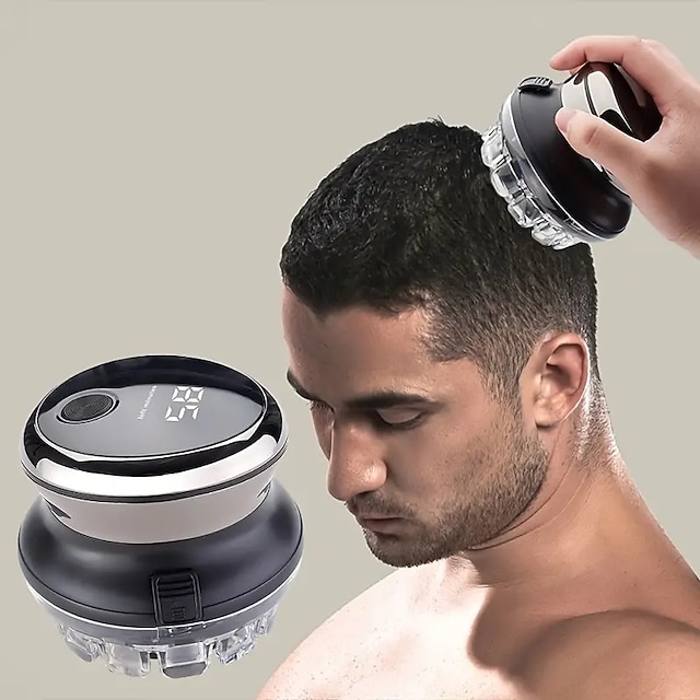  hårklippare för män för hårklippning led display sladdlös uppladdningsbar hårtrimmer metall kroppsklippning grooming kit skägg rakapparat barbershop professional